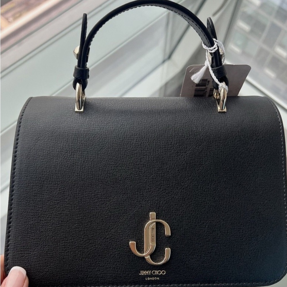 Jimmy Choo Black Leather Handbag